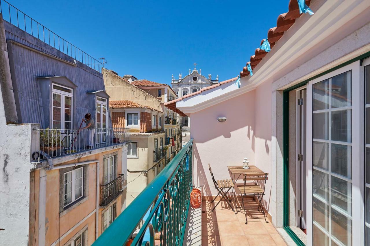 Cozy Apartment In Historic Center With Terrace Lissabon Exterior foto